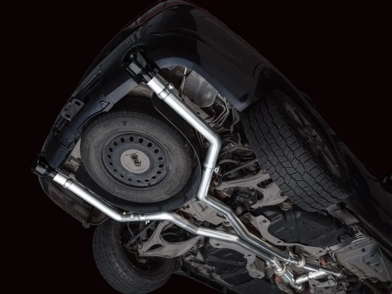 AWE Tuning 11-24 Dodge Durango 5.7L Track Edition Exhaust w/ Diamond Black Tips - Side View