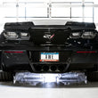 Load image into Gallery viewer, AWE Tuning 14-19 Chevy Corvette C7 Z06/ZR1 Track Edition Axle-Back Exhaust w/Black Tips - Side View