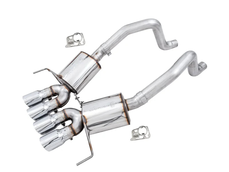 AWE Tuning 14-19 Chevy Corvette C7 Z06/ZR1 (w/o AFM) Touring Edition Axle-Back Exhaust w/Chrome Tips - Main Product View