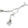 Load image into Gallery viewer, AWE Tuning 16-19 Chevy Camaro SS Non-Res Cat-Back Exhaust - Track Edition (Quad Chrome Silver Tips) - Main Product View