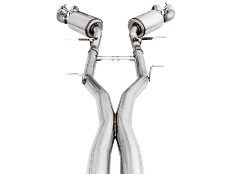 AWE Tuning 16-19 Chevy Camaro SS Res Cat-Back Exhaust -Touring Edition (Quad Chrome Silver Tips) - Installation View