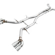 Load image into Gallery viewer, AWE Tuning 16-19 Chevy Camaro SS Resonated Cat-Back Exhaust -Track Edition (Quad Chrome Silver Tips) - Main Product View