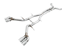 Load image into Gallery viewer, AWE Tuning 16-19 Chevy Camaro SS Resonated Cat-Back Exhaust -Track Edition (Quad Chrome Silver Tips) - Main Product View