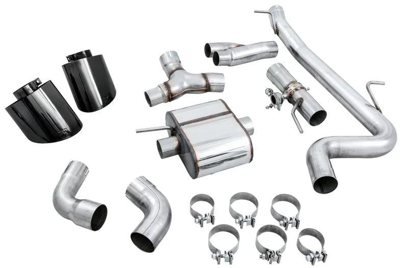 AWE Tuning 18-19 Audi TT RS 2.5L Turbo Coupe 8S/MK3 SwitchPath Exhaust w/Diamond Black RS-Style Tips - Additional View 5