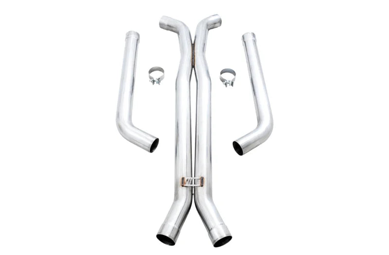 AWE Tuning 18-19 BMW F90 M5 Non-Resonated Performance Mid Pipes - Side View