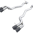 Load image into Gallery viewer, AWE Tuning 18-19 BMW F90 M5 Track Edition Axle-Back Exhaust- Black Diamond Tips - Main Product View