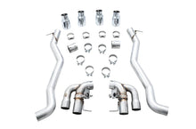 Load image into Gallery viewer, AWE Tuning 18-19 BMW M5 (F90) 4.4T AWD SwitchPath Axle-back Exhaust - Chrome Silver Tips - Main Product View