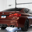 Load image into Gallery viewer, AWE Tuning 18-19 BMW M5 (F90) 4.4T AWD SwitchPath Axle-back Exhaust - Diamond Black Tips - Detail View