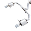 Load image into Gallery viewer, AWE Tuning 18-21 Volkswagen Jetta GLI Mk7 Touring Exhaust - Chrome Silver Tips (Fits High-Flow DP) - Installation View