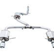 Load image into Gallery viewer, AWE Tuning 18-21 Volkswagen Jetta GLI Mk7 Touring Exhaust - Chrome Silver Tips (Fits High-Flow DP) - Additional View 6