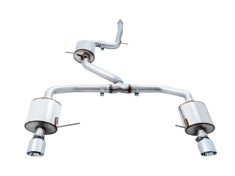 AWE Tuning 18-21 Volkswagen Jetta GLI Mk7 Touring Exhaust - Chrome Silver Tips (Fits High-Flow DP) - Additional View 6