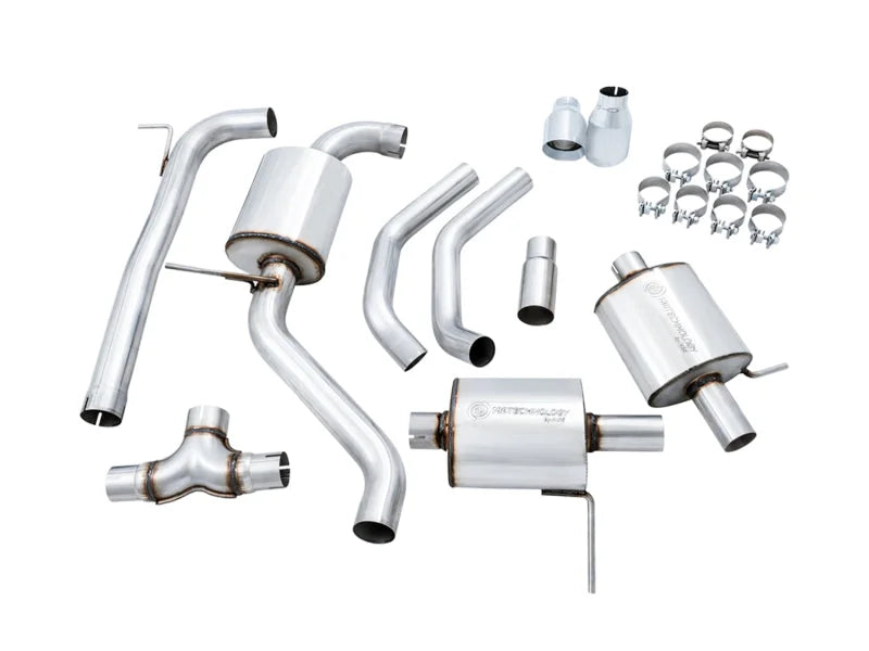 AWE Tuning 18-21 Volkswagen Jetta GLI Mk7 Touring Exhaust - Chrome Silver Tips (Fits High-Flow DP) - Additional View 7