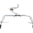 Load image into Gallery viewer, AWE Tuning 18-21 Volkswagen Jetta GLI Mk7 Track Exhaust - Diamond Black Tips (Fits High-Flow DP) - Main Product View