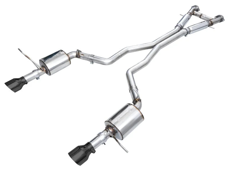 AWE Tuning 18-23 Dodge Durango SRT & Hellcat Touring Edition Exhaust - Diamond Black Tips - Main Product View