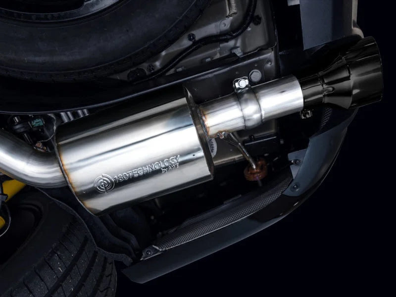 AWE Tuning 18-23 Dodge Durango SRT & Hellcat Touring Edition Exhaust - Diamond Black Tips - Back View