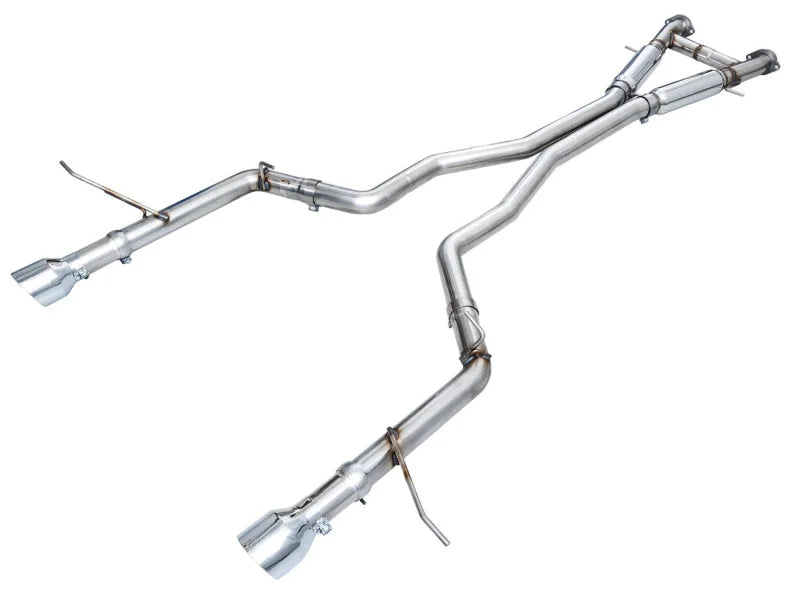 AWE Tuning 18-23 Dodge Durango SRT & Hellcat Track Edition Exhaust - Chrome Silver Tips - Main Product View