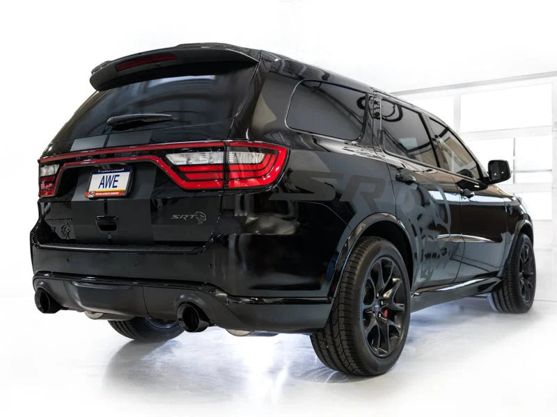 AWE Tuning 18-23 Dodge Durango SRT & Hellcat Track Edition Exhaust - Diamond Black Tips - Additional View 5
