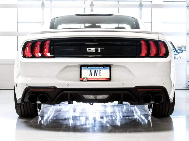 AWE Tuning 18-23 S550 Mustang GT SwitchPath Exhaust - Diamond Black Tips - Additional View 10