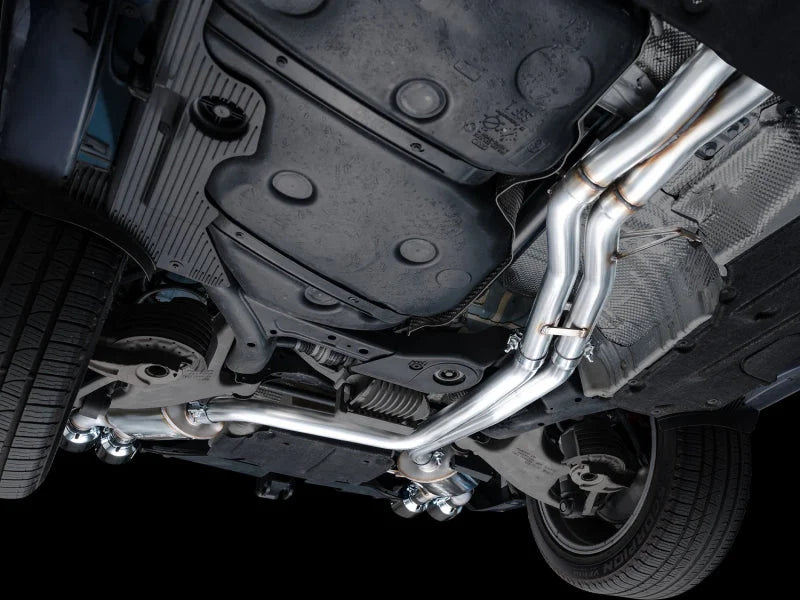 AWE Tuning 19-21 Porsche Macan 3.0T/2.9TT Touring Edition Catback Exhaust w/ Chrome Silver Tips - Additional View 6