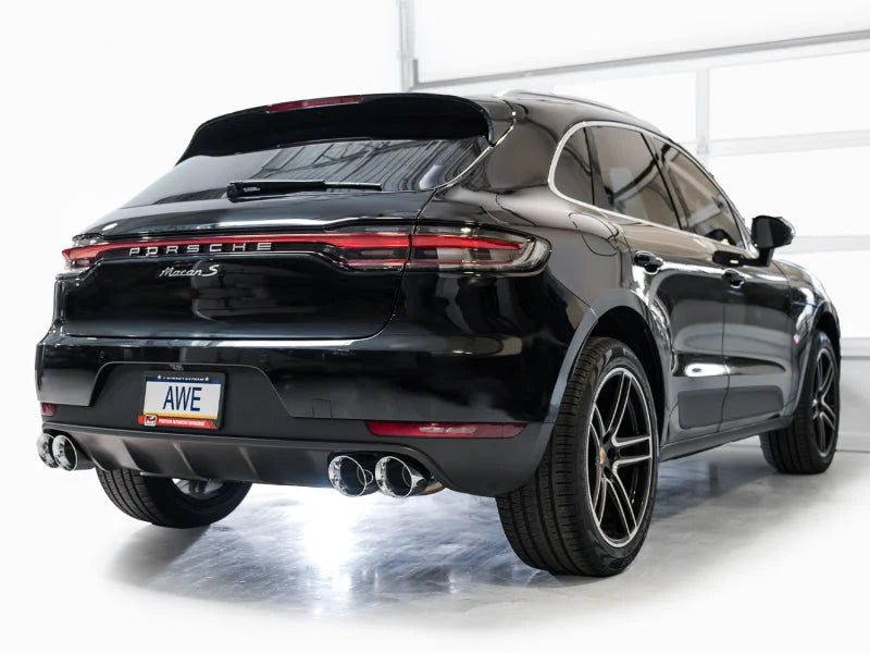 AWE Tuning 19-21 Porsche Macan 3.0T/2.9TT Touring Edition Catback Exhaust w/ Chrome Silver Tips - Additional View 8