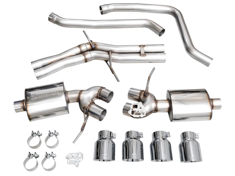 AWE Tuning 19-21 Porsche Macan 3.0T/2.9TT Touring Edition Catback Exhaust w/ Chrome Silver Tips - Additional View 11