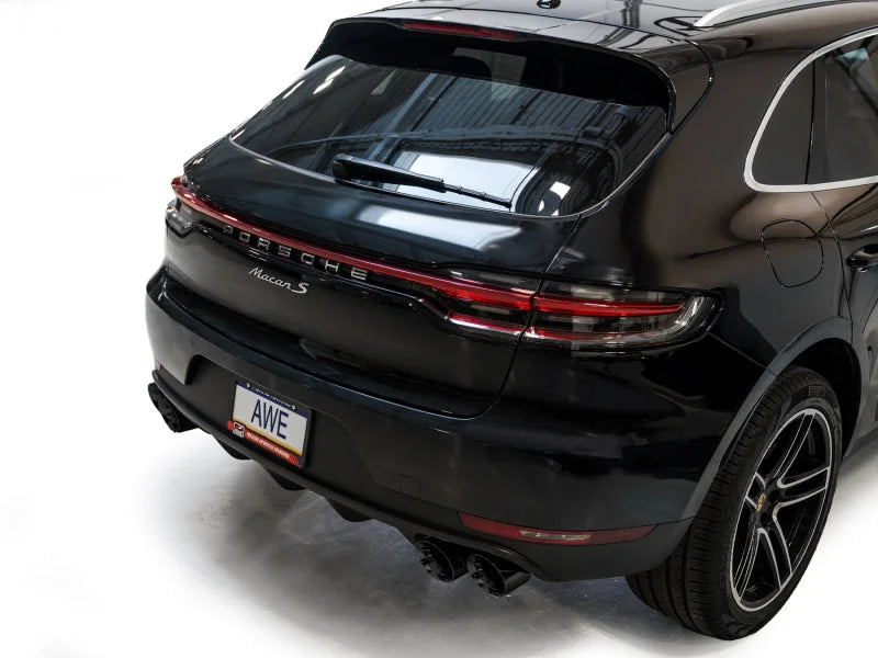 AWE Tuning 19-21 Porsche Macan 3.0T/2.9TT Touring Edition Catback Exhaust w/ Diamond Black Tips - Additional View 6