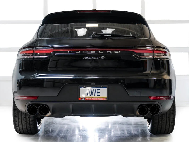AWE Tuning 19-21 Porsche Macan 3.0T/2.9TT Touring Edition Catback Exhaust w/ Diamond Black Tips - Additional View 7