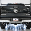 Load image into Gallery viewer, AWE Tuning 19-21 RAM 1500 5.7L (w/Cutouts) 0FG Dual Rear Exit Cat-Back Exhaust - Chrome Silver Tips - Additional View 8