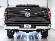 Load image into Gallery viewer, AWE Tuning 19-21 RAM 1500 5.7L (w/Cutouts) 0FG Dual Rear Exit Cat-Back Exhaust - Chrome Silver Tips - Additional View 8