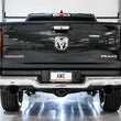 Load image into Gallery viewer, AWE Tuning 19-21 RAM 1500 5.7L (w/Cutouts) 0FG Dual Rear Exit Cat-Back Exhaust - Diamond Black Tips - Additional View 5