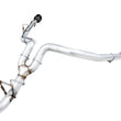 Load image into Gallery viewer, AWE Tuning 19-21 RAM 1500 5.7L (w/Cutouts) 0FG Dual Rear Exit Cat-Back Exhaust - Diamond Black Tips - Additional View 9