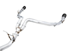 Load image into Gallery viewer, AWE Tuning 19-21 RAM 1500 5.7L (w/Cutouts) 0FG Dual Rear Exit Cat-Back Exhaust - Diamond Black Tips - Additional View 9