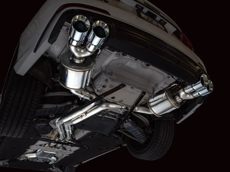 AWE Tuning 19-23 Audi C8 S6/S7 2.9T V6 AWD Touring Edition Exhaust - Chrome Silver Tips - Additional View 12
