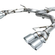 Load image into Gallery viewer, AWE Tuning 19-23 Audi C8 S6/S7 2.9T V6 AWD Track Edition Exhaust - Chrome Silver Tips - Additional View 14