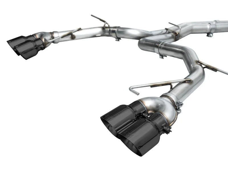 AWE Tuning 19-23 Audi C8 S6/S7 2.9T V6 AWD Track Edition Exhaust - Diamond Black Tips - Additional View 11