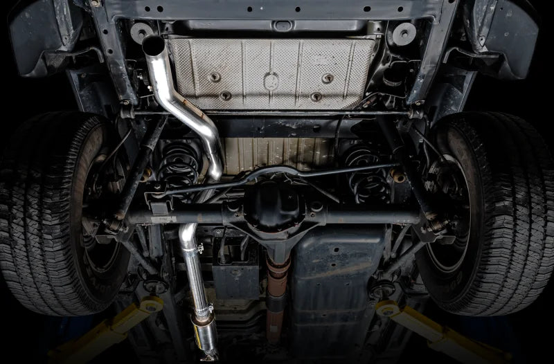 AWE Tuning 20-21 Jeep Gladiator JT 3.6L Trail Edition Cat-Back Exhaust - Side View