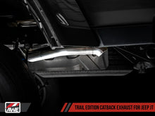 Load image into Gallery viewer, AWE Tuning 20-21 Jeep Gladiator JT 3.6L Trail Edition Cat-Back Exhaust - Installation View