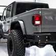 Load image into Gallery viewer, AWE Tuning 20-21 Jeep Gladiator JT 3.6L Tread Edition Cat-Back Dual Exhaust - Diamond Black Tip - Additional View 7
