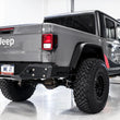 Load image into Gallery viewer, AWE Tuning 20-21 Jeep Gladiator JT 3.6L Tread Edition Cat-Back Dual Exhaust - Diamond Black Tip - Additional View 14