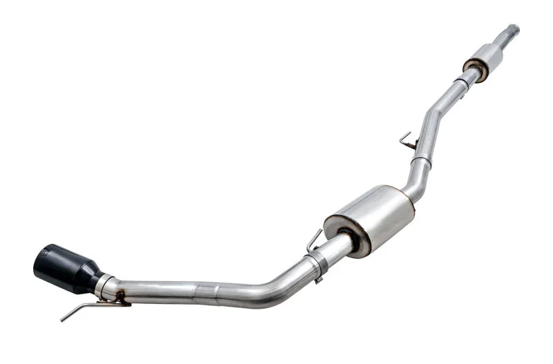 AWE Tuning 20-21 Jeep Gladiator JT 3.6L Tread Edition Cat-Back Single Side Exhaust - Diamond Blk Ti - Main Product View