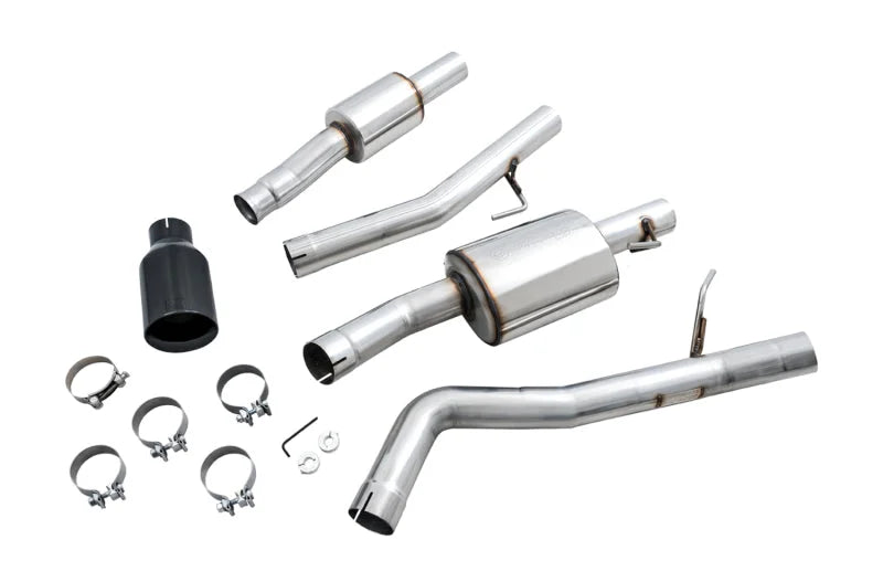 AWE Tuning 20-21 Jeep Gladiator JT 3.6L Tread Edition Cat-Back Single Side Exhaust - Diamond Blk Ti - Additional View 7