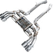 Load image into Gallery viewer, AWE Tuning 20-25 BMW X3 M/M Comp (F97) AWD SwitchPath Axle-Back Exhaust - Chrome Silver Tips - Main Product View