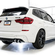 Load image into Gallery viewer, AWE Tuning 20-25 BMW X3 M/M Comp (F97) AWD SwitchPath Axle-Back Exhaust - Chrome Silver Tips - Back View