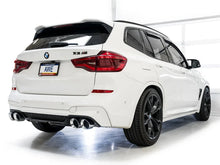 Load image into Gallery viewer, AWE Tuning 20-25 BMW X3 M/M Comp (F97) AWD SwitchPath Axle-Back Exhaust - Chrome Silver Tips - Back View