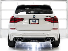 Load image into Gallery viewer, AWE Tuning 20-25 BMW X3 M/M Comp (F97) AWD SwitchPath Axle-Back Exhaust - Chrome Silver Tips - Additional View 5