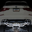 Load image into Gallery viewer, AWE Tuning 20-25 BMW X3 M/M Comp (F97) AWD SwitchPath Axle-Back Exhaust - Chrome Silver Tips - Additional View 6