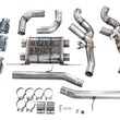 Load image into Gallery viewer, AWE Tuning 20-25 BMW X3 M/M Comp (F97) AWD SwitchPath Axle-Back Exhaust - Chrome Silver Tips - Additional View 9
