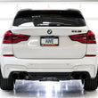 Load image into Gallery viewer, AWE Tuning 20-25 BMW X3 M/M Comp (F97) AWD SwitchPath Axle-Back Exhaust - Diamond Black Tips - Installation View