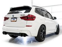 Load image into Gallery viewer, AWE Tuning 20-25 BMW X3 M/M Comp (F97) AWD SwitchPath Axle-Back Exhaust - Diamond Black Tips - Additional View 8