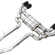 Load image into Gallery viewer, AWE Tuning 20-25 BMW X3 M/M Comp (F97) AWD SwitchPath Axle-Back Exhaust - Diamond Black Tips - Additional View 11